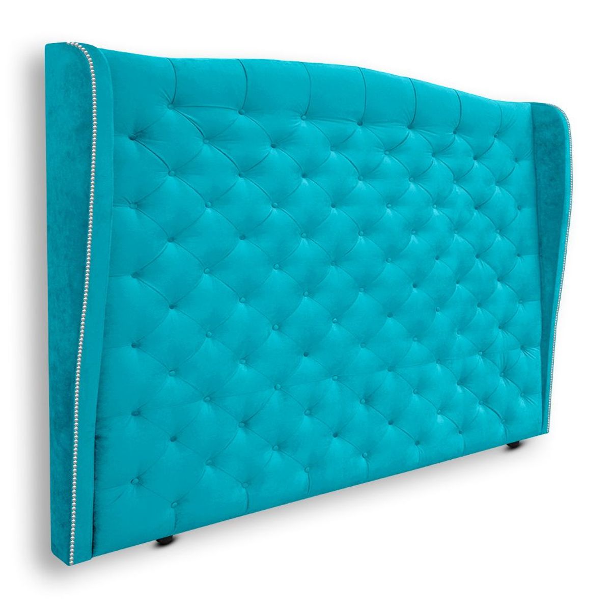 MAGIC CLASS - CABECERO DE LUJO LUXURY DE PISO200X120 MICROFIBRA AZUL