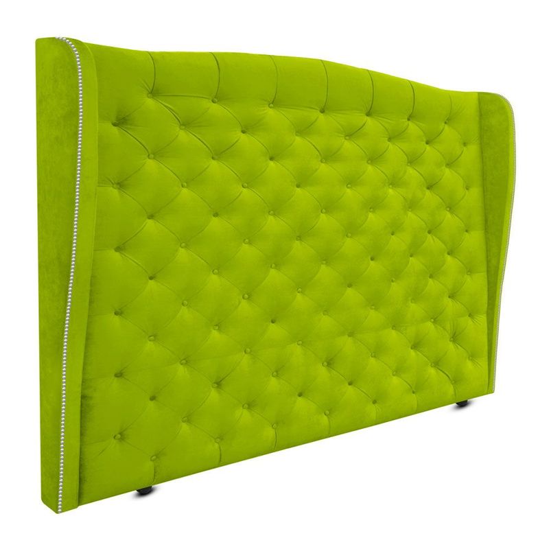 MAGIC CLASS - CABECERO DE LUJO LUXURY DE PISO200X120 MICROFIBRA VERDE