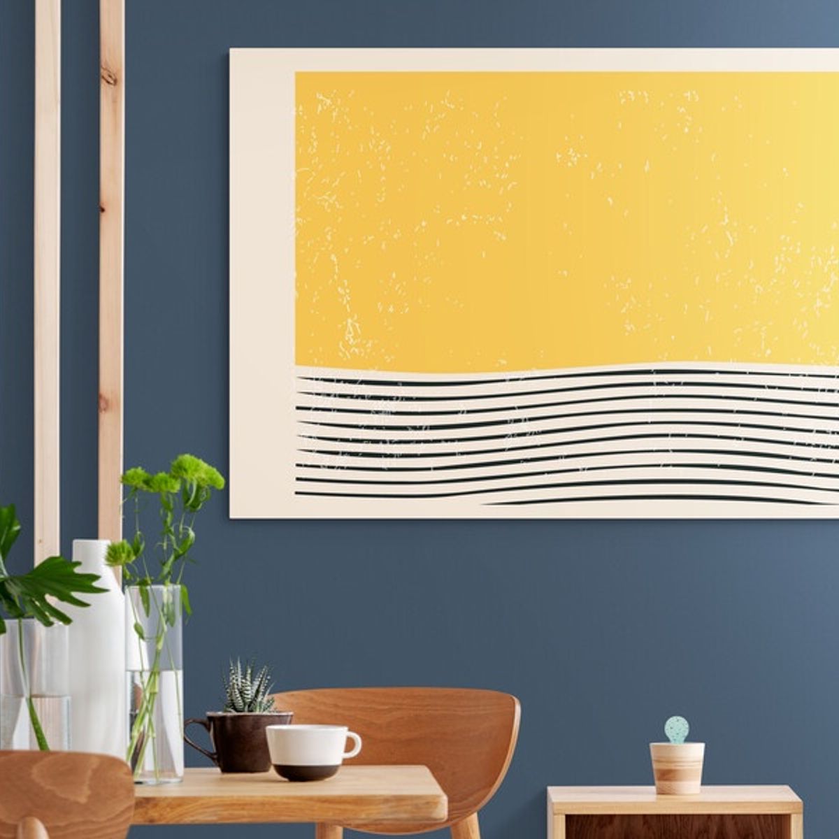 TAYRONA STORE - Cuadro En Lienzo Para Comedor Diseño Minimalista 290 150x100cm