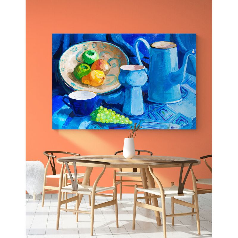 TAYRONA STORE - Cuadro En Lienzo Para Comedor Bodegon 024 120x80cm