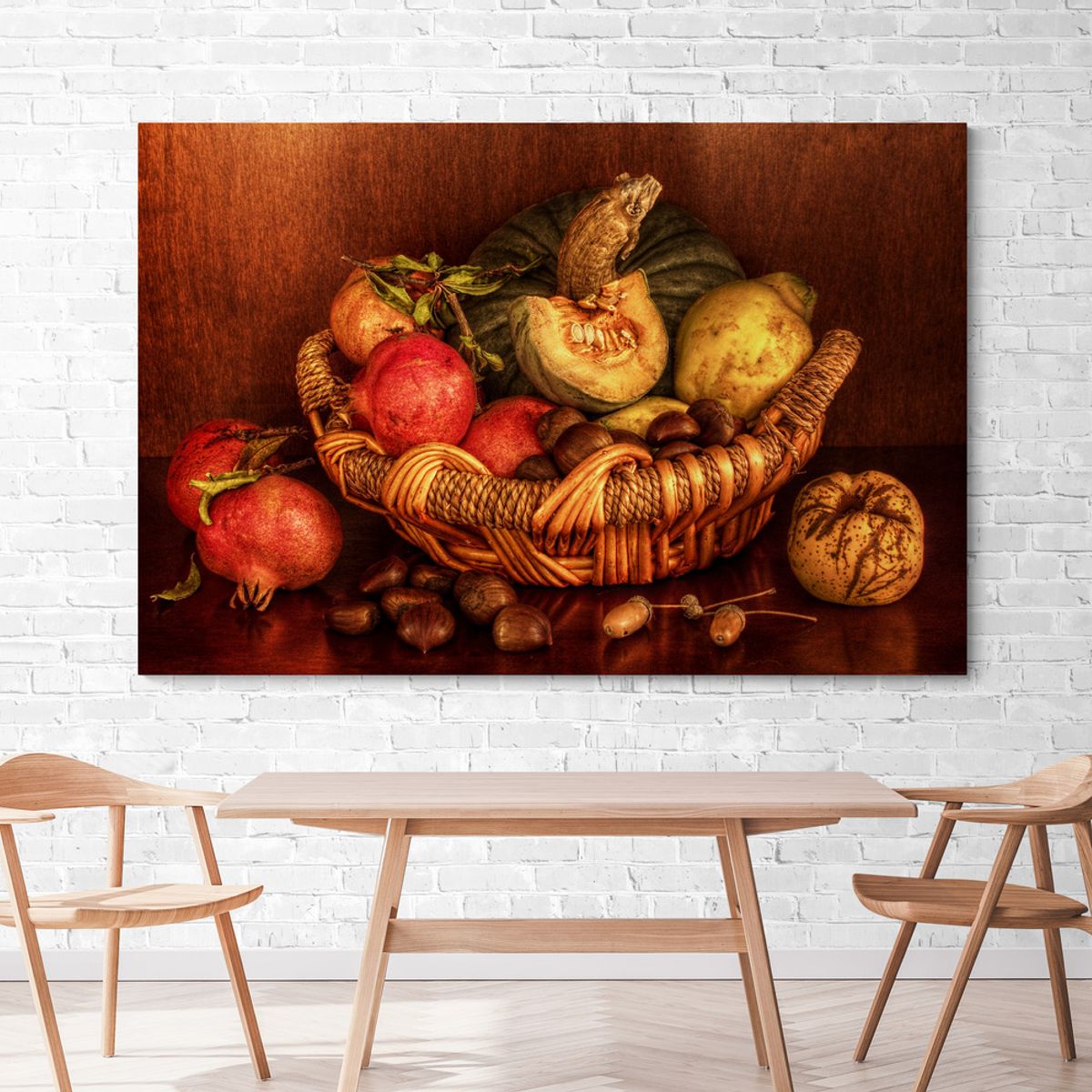 TAYRONA STORE - Cuadro En Lienzo Para Comedor Bodegon 026 70x50cm