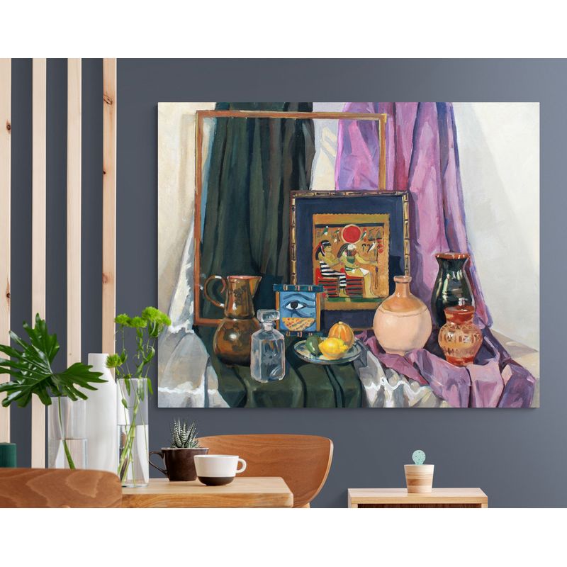 TAYRONA STORE - Cuadro En Lienzo Para Comedor Bodegon 062 100x80cm