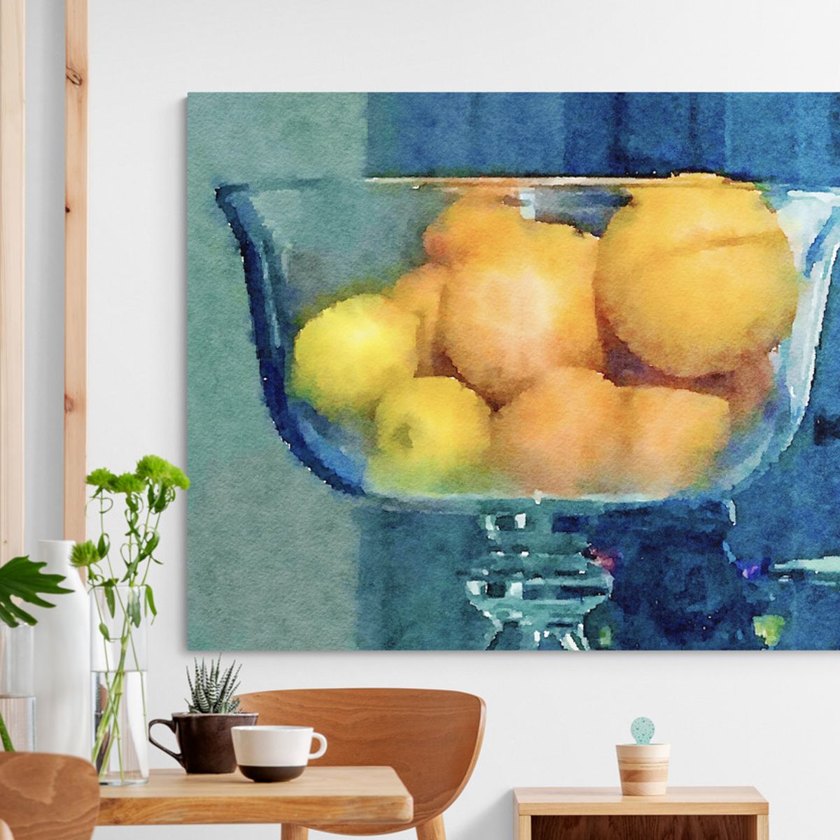 TAYRONA STORE - Cuadro En Lienzo Para Comedor Bodegon 097 150x120cm