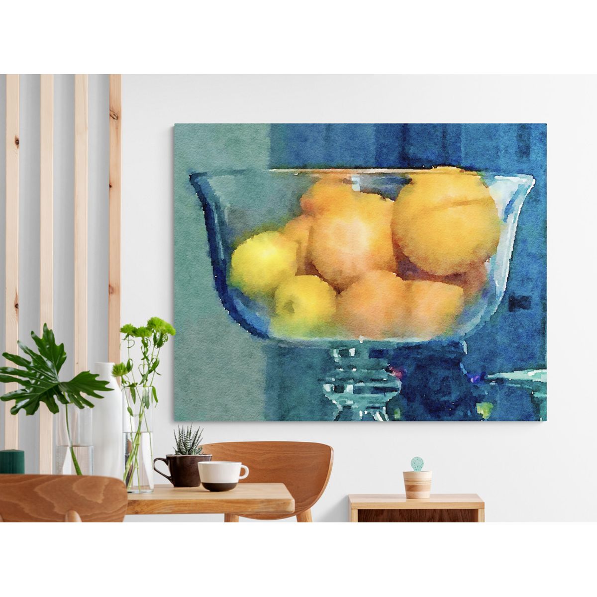 TAYRONA STORE - Cuadro En Lienzo Para Comedor Bodegon 097 150x120cm