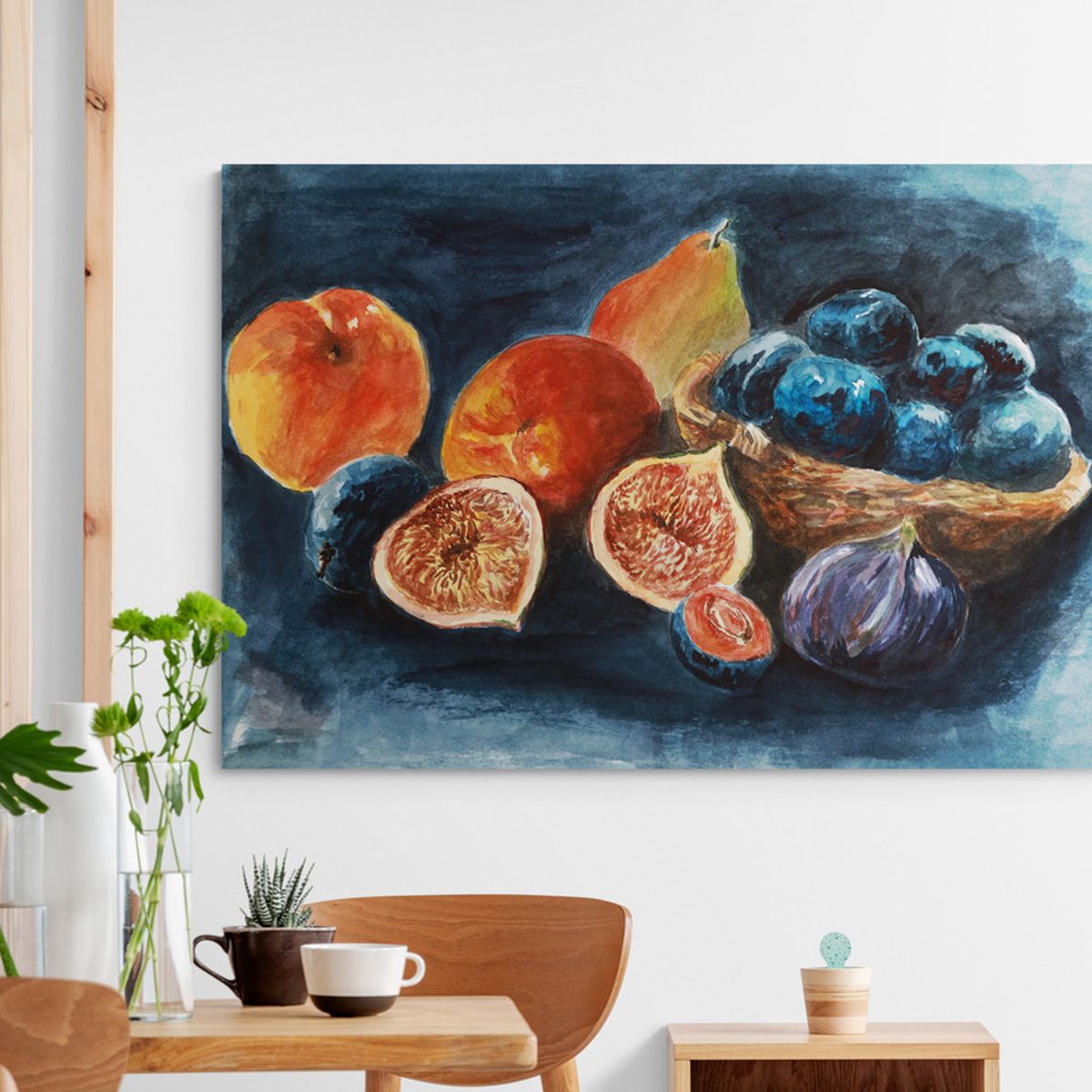 TAYRONA STORE - Cuadro En Lienzo Para Comedor Bodegon 098 50x35cm