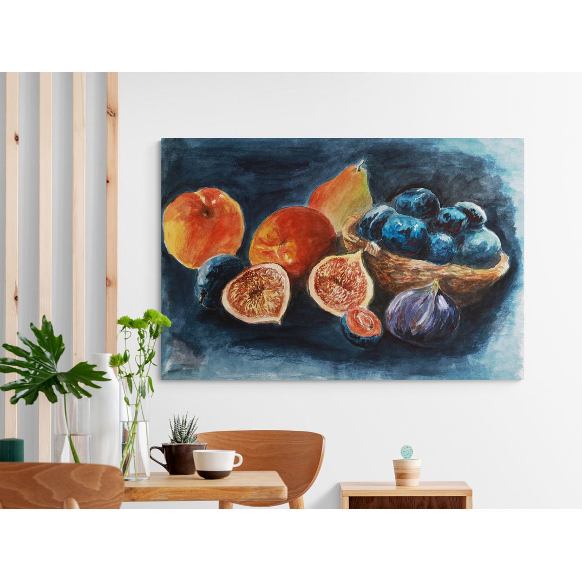 TAYRONA STORE - Cuadro En Lienzo Para Comedor Bodegon 098 50x35cm