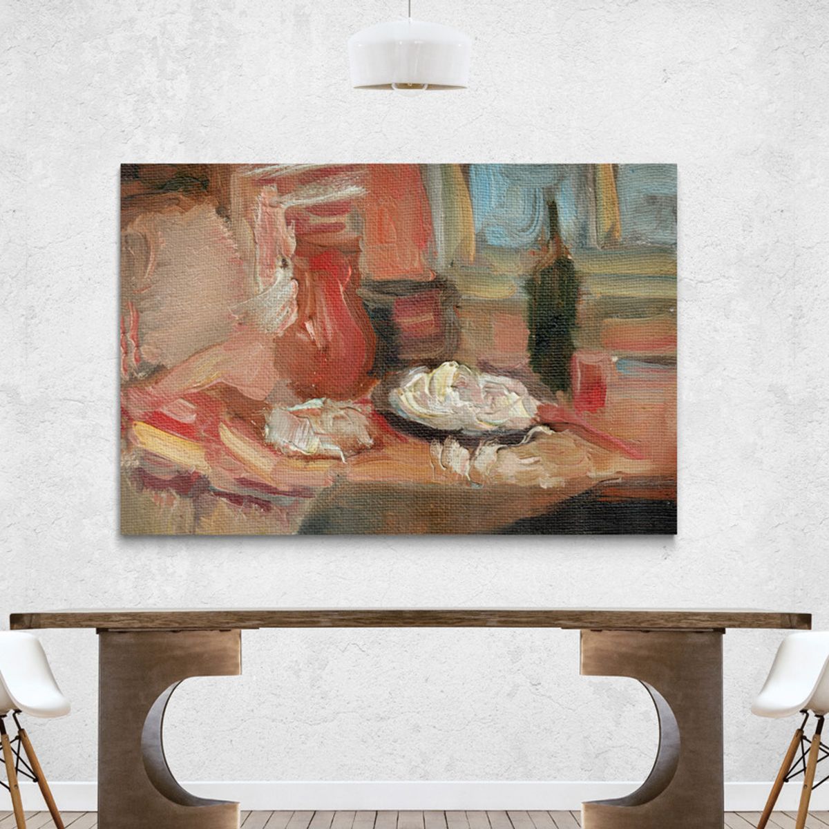 TAYRONA STORE - Cuadro En Lienzo Para Comedor Bodegon 069 100x70cm