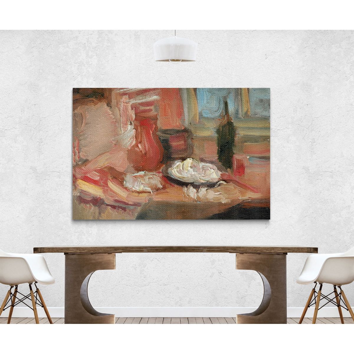 TAYRONA STORE - Cuadro En Lienzo Para Comedor Bodegon 069 100x70cm