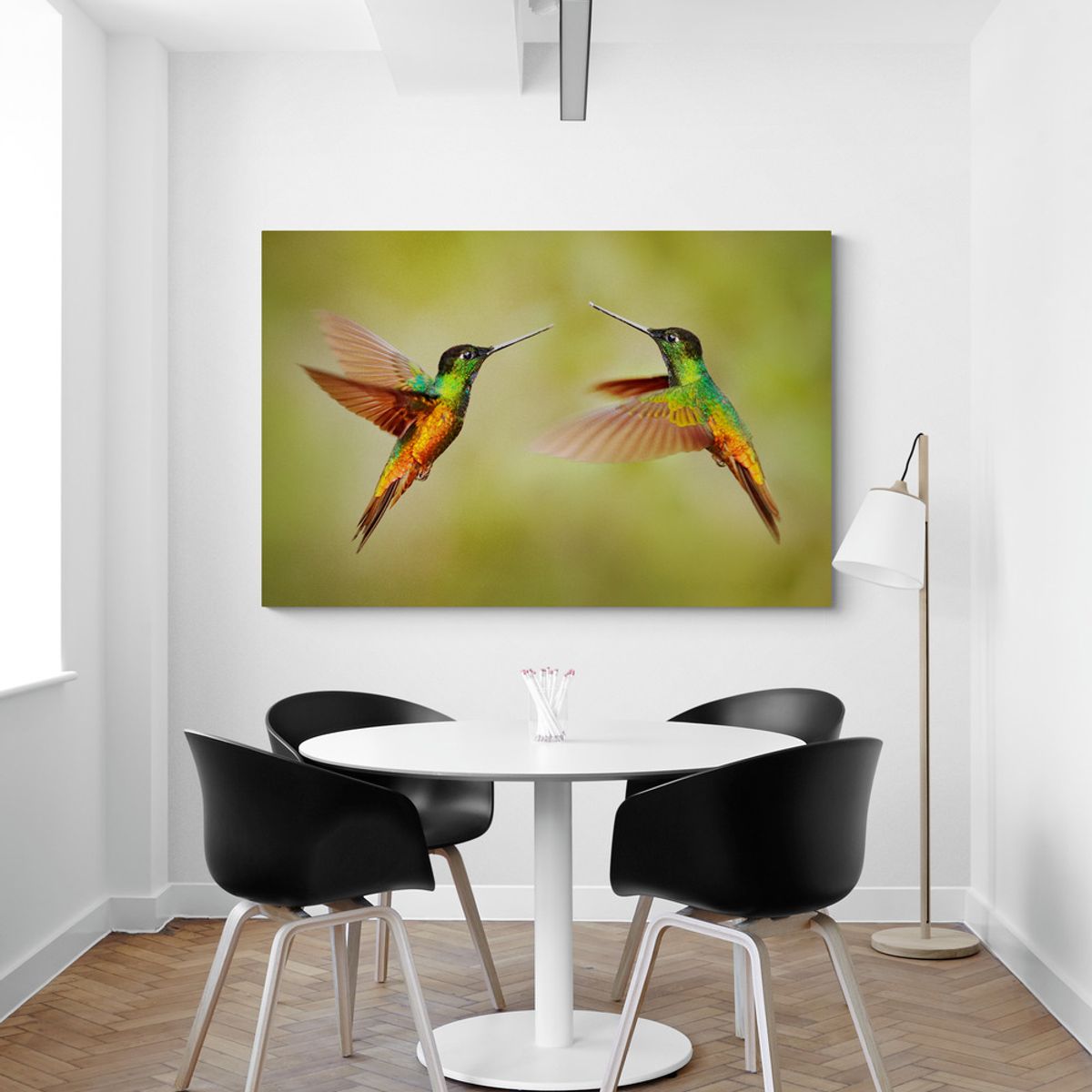 TAYRONA STORE - Cuadro En Lienzo Para Comedor Colibri 043 70x50cm