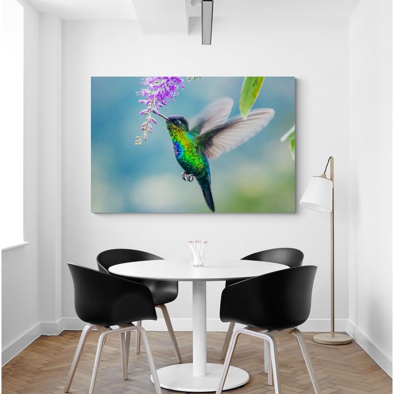 TAYRONA STORE - Cuadro En Lienzo Para Comedor Colibri 046 100x70cm