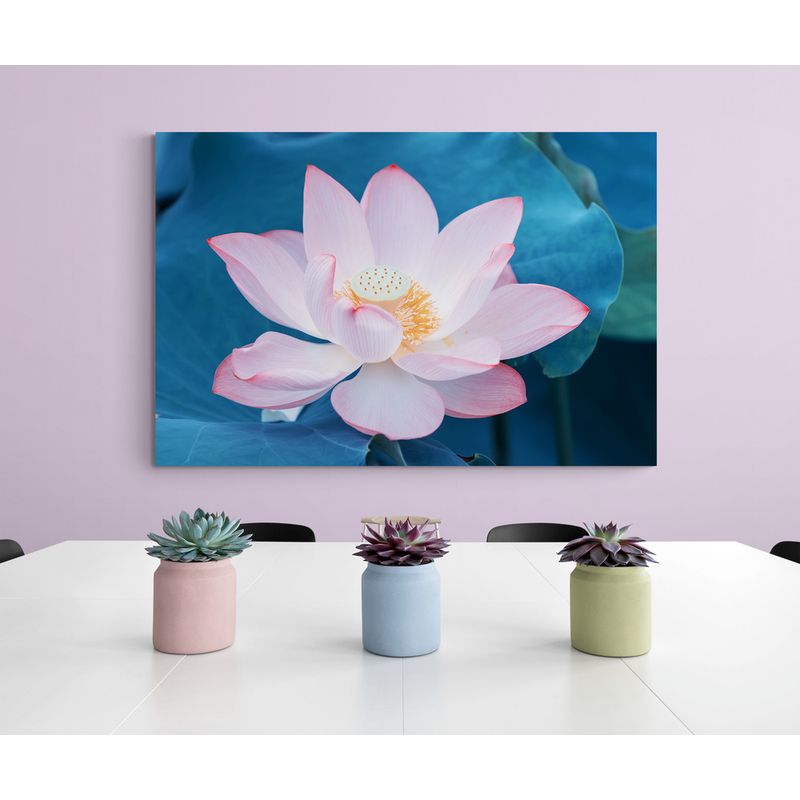 TAYRONA STORE - Cuadro En Lienzo Para Comedor Flor De Loto 039 100x70cm