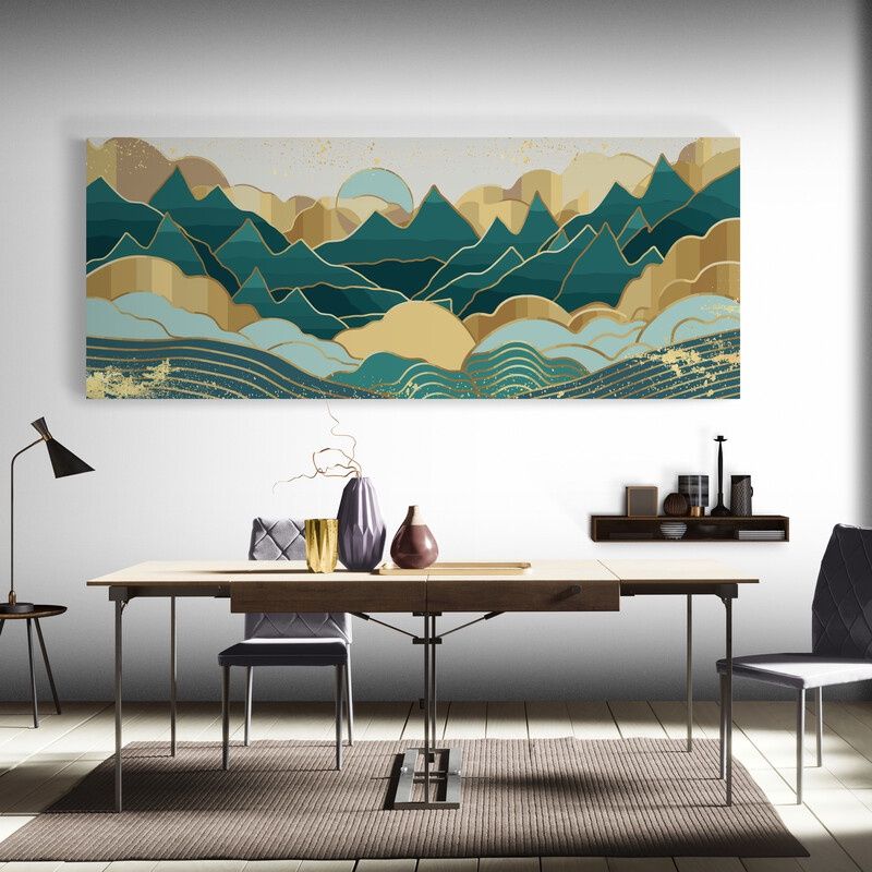 TAYRONA STORE - Cuadro En Lienzo Para Comedor Luxury Design 168 125x50cm