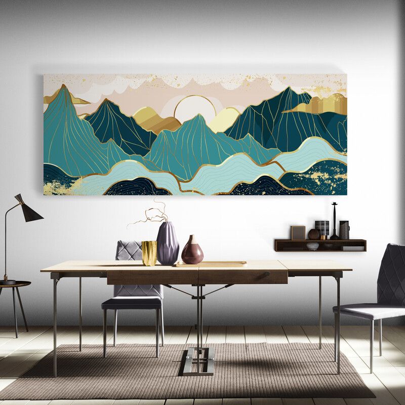 TAYRONA STORE - Cuadro En Lienzo Para Comedor Luxury Design 170 150x60cm