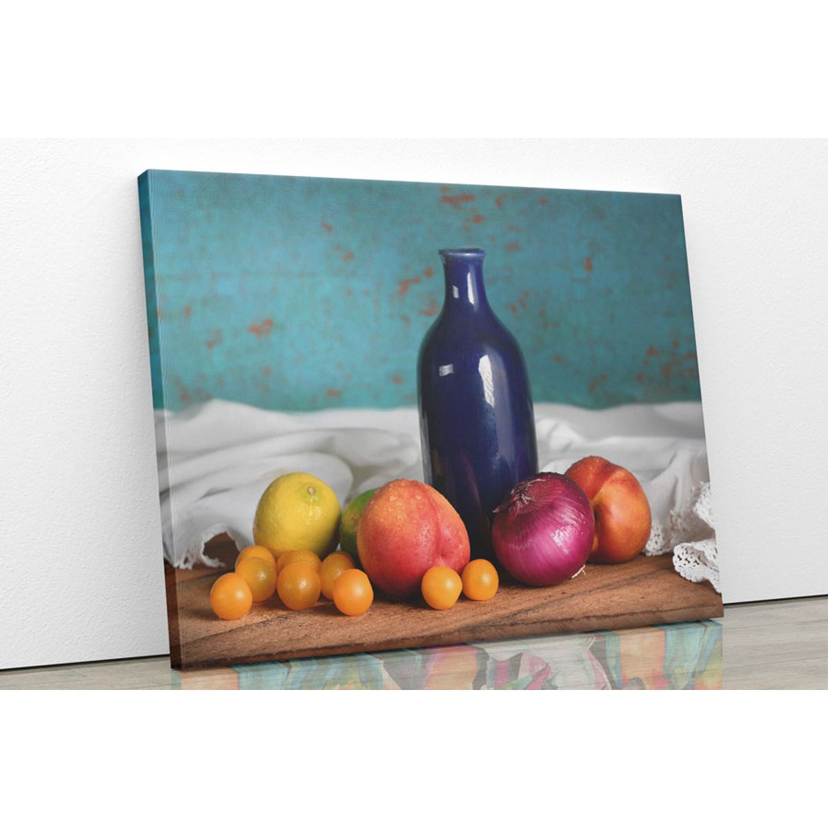 TAYRONA STORE - Cuadro En Lienzo Para Comedor Bodegon 08 75x60cm