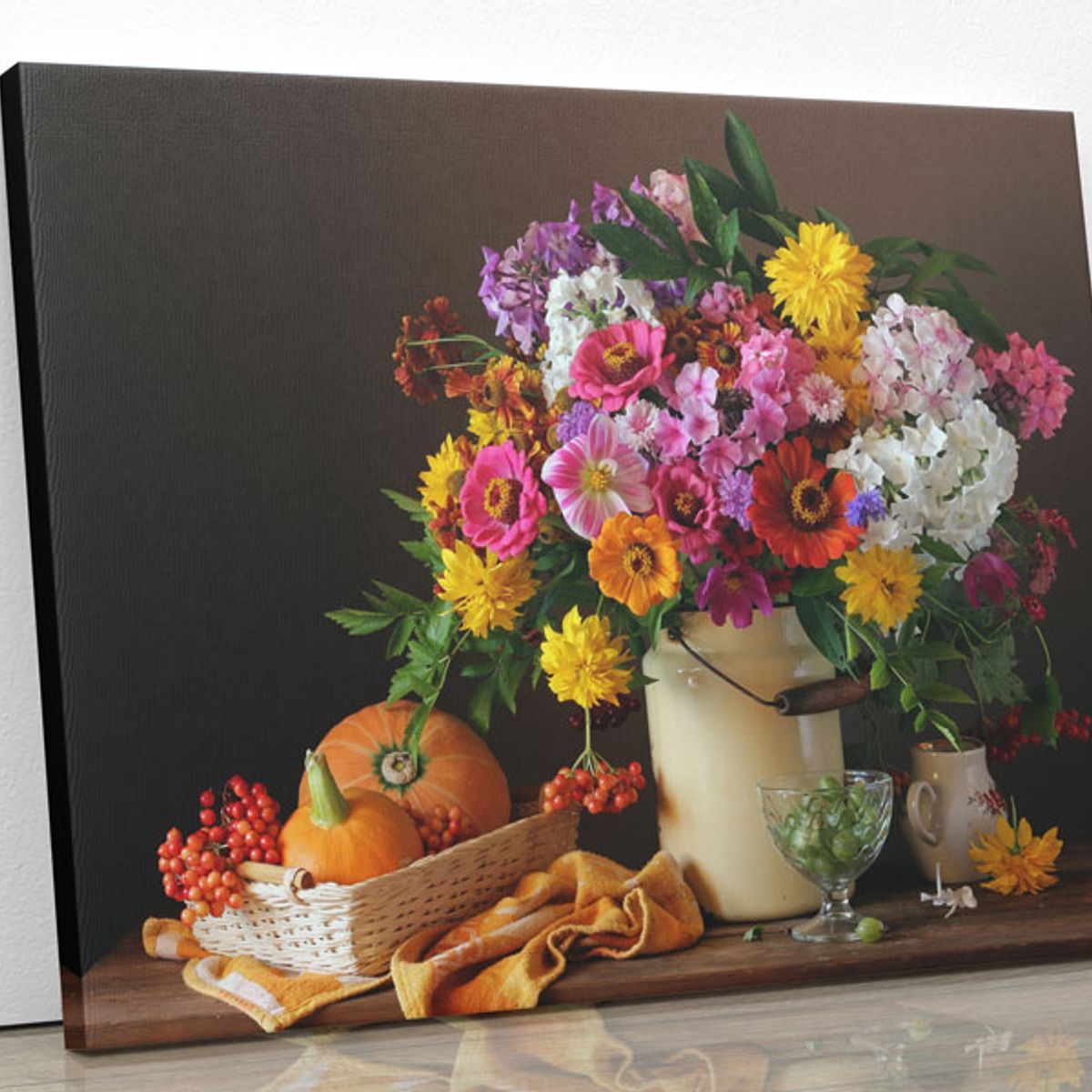 TAYRONA STORE - Cuadro En Lienzo Para Comedor Bodegon 13 125x100cm