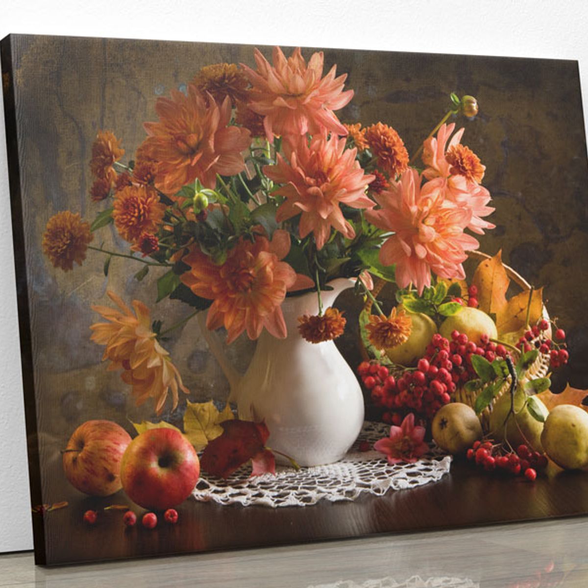TAYRONA STORE - Cuadro En Lienzo Para Comedor Bodegon 02 100x80cm