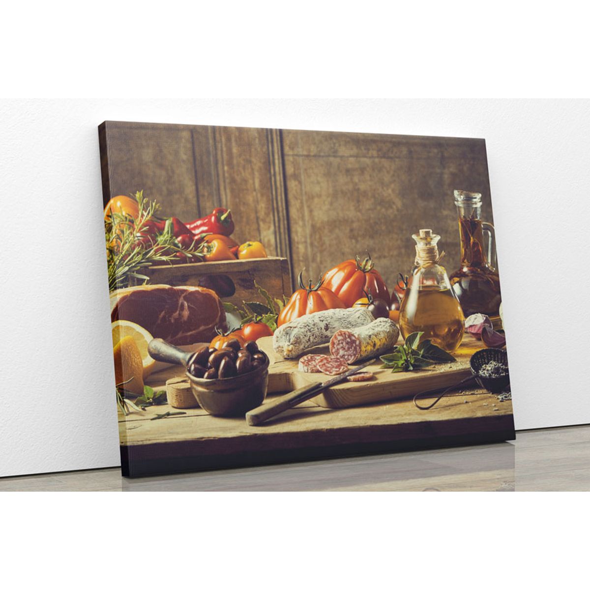 TAYRONA STORE - Cuadro En Lienzo Para Comedor Bodegon 04 125x100cm