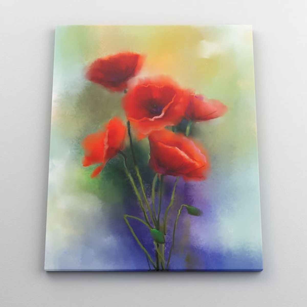 TAYRONA STORE - Cuadro En Lienzo Para Comedor Pintura Flores 67 75x100cm