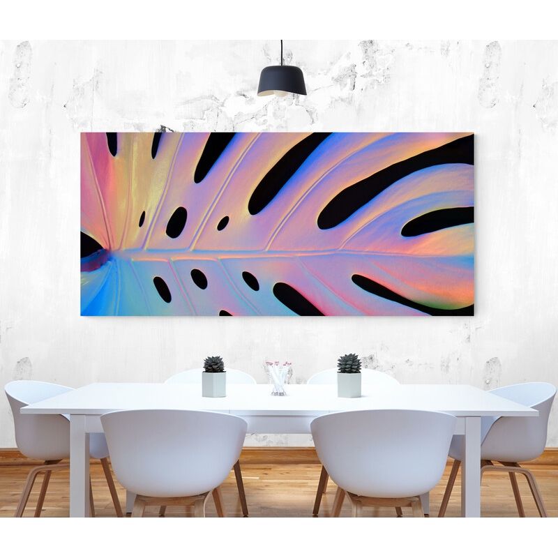 TAYRONA STORE - Cuadro En Lienzo Para Comedor Hojas 117 90x40cm