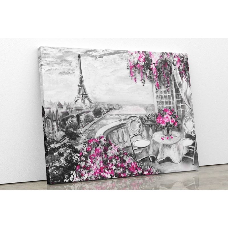 TAYRONA STORE - Cuadro En Lienzo Para Comedor Pintura Paris 17 75x60cm