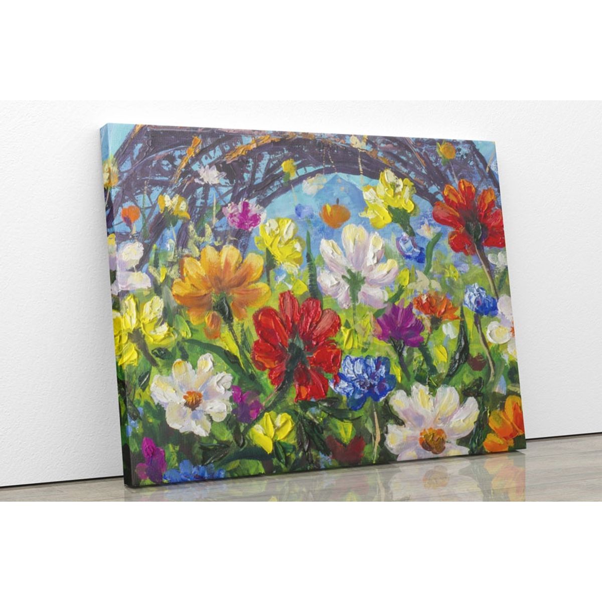 TAYRONA STORE - Cuadro En Lienzo Para Comedor Pintura Paris 21 50x40cm