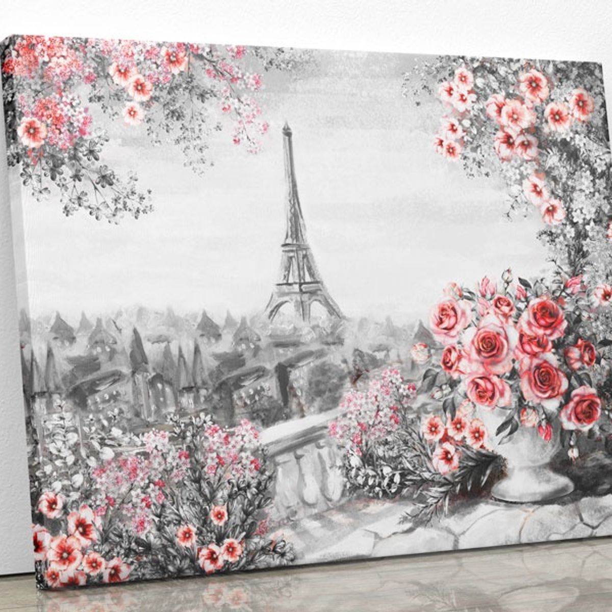 TAYRONA STORE - Cuadro En Lienzo Para Comedor Pintura Paris 20 100x80cm