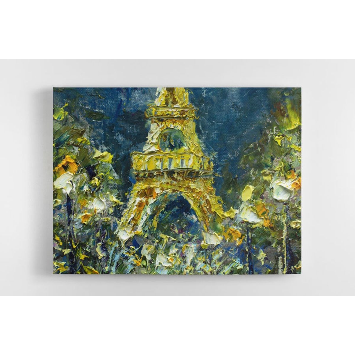 TAYRONA STORE - Cuadro En Lienzo Para Comedor Pintura Paris 25 50x40cm