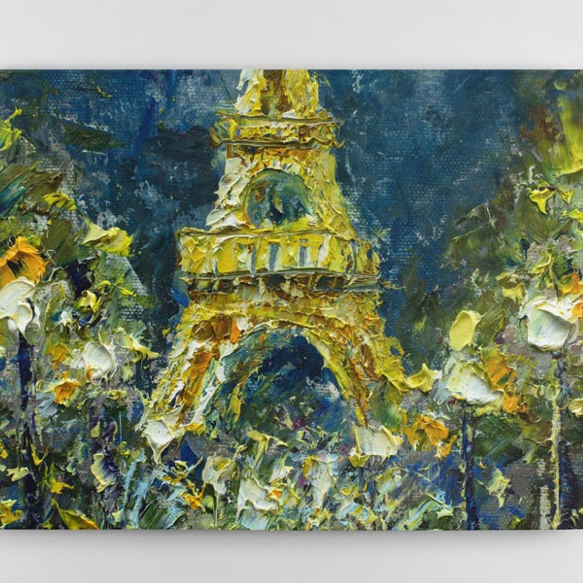 TAYRONA STORE - Cuadro En Lienzo Para Comedor Pintura Paris 25 100x80cm