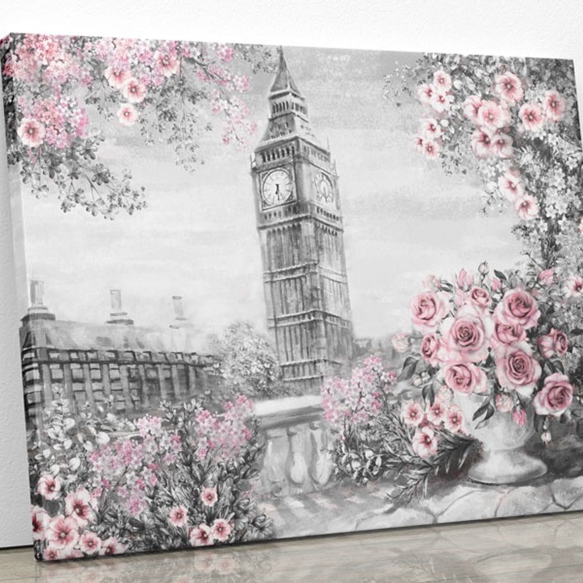 TAYRONA STORE - Cuadro En Lienzo Para Comedor Pintura London 07 150x120cm