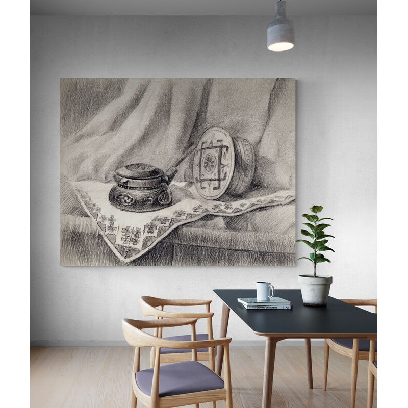 TAYRONA STORE - Cuadro En Lienzo Para Comedor Bodegon 252 75x60cm