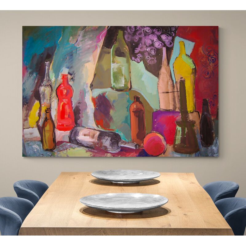 TAYRONA STORE - Cuadro En Lienzo Para Comedor Bodegon 159 100x70cm
