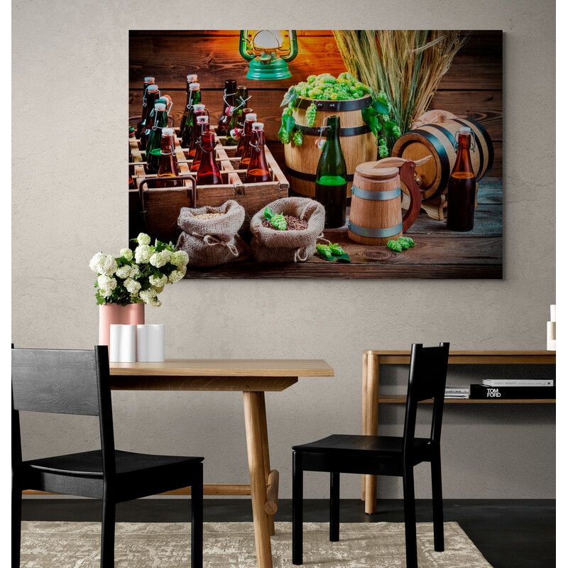 TAYRONA STORE - Cuadro En Lienzo Para Comedor Bodegon 212 70x50cm