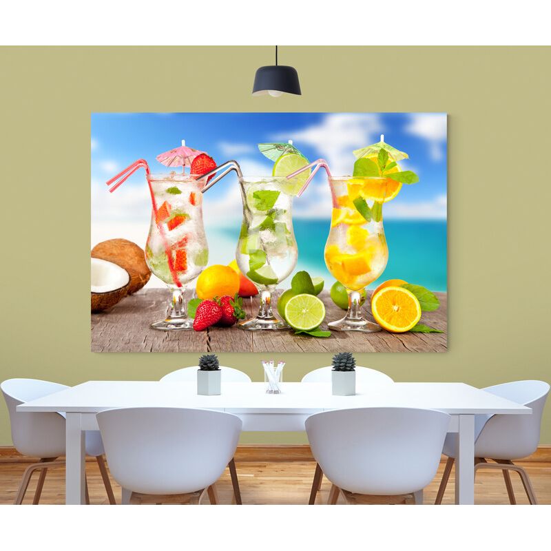 TAYRONA STORE - Cuadro En Lienzo Para Comedor Bodegon 220 100x70cm