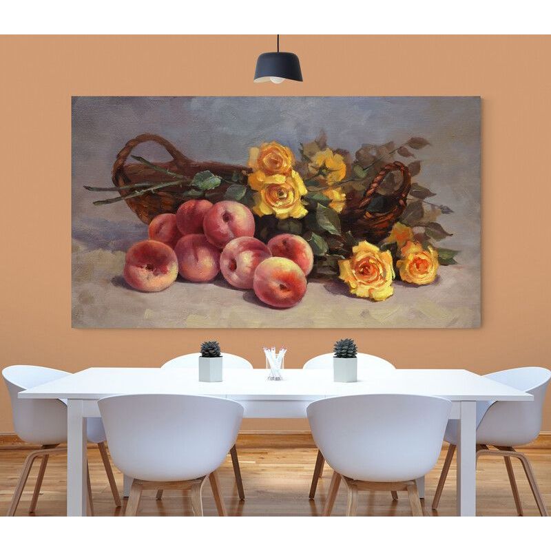 TAYRONA STORE - Cuadro En Lienzo Para Comedor Bodegon 253 75x40cm