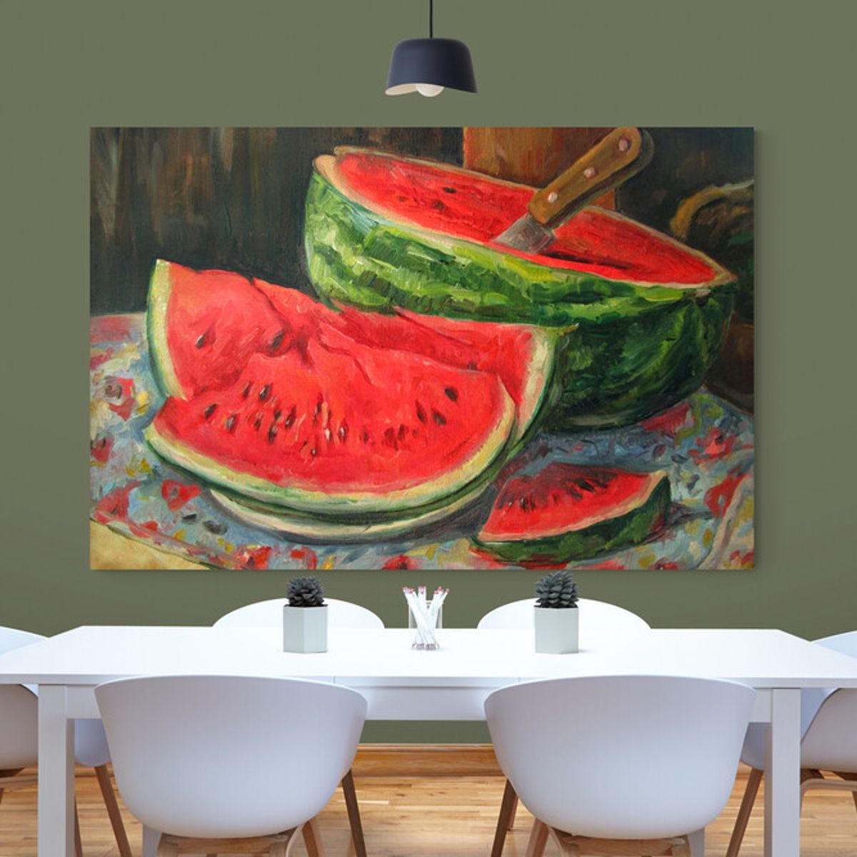 TAYRONA STORE - Cuadro En Lienzo Para Comedor Bodegon 245 120x80cm