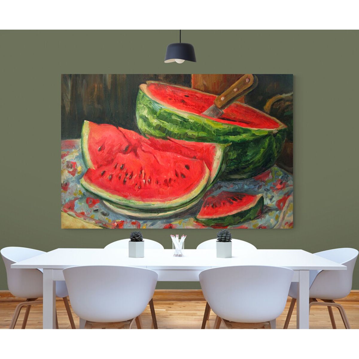 TAYRONA STORE - Cuadro En Lienzo Para Comedor Bodegon 245 120x80cm