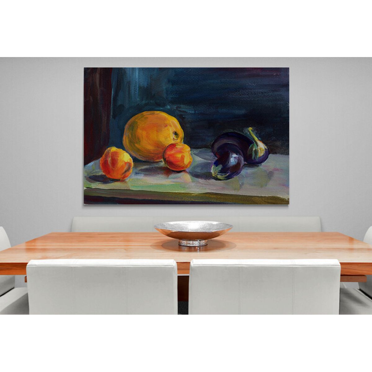 TAYRONA STORE - Cuadro En Lienzo Para Comedor Bodegon Frutas 120 50x35cm