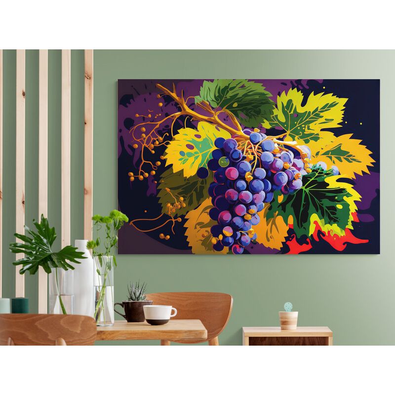 TAYRONA STORE - Cuadro En Lienzo Para Comedor Bodegon Frutas 278 120x80cm