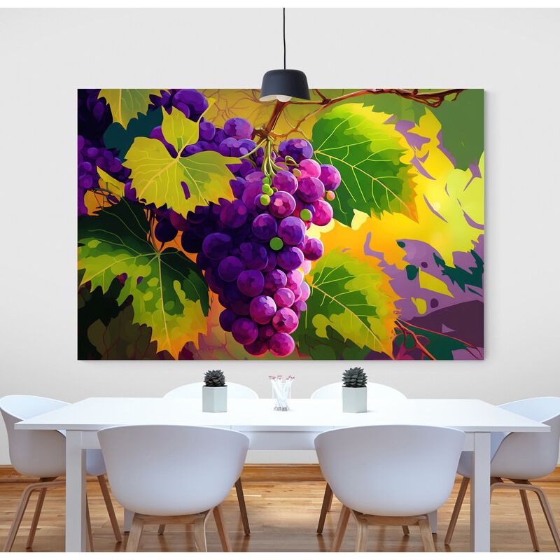 TAYRONA STORE - Cuadro En Lienzo Para Comedor Bodegon Frutas 280 120x80cm