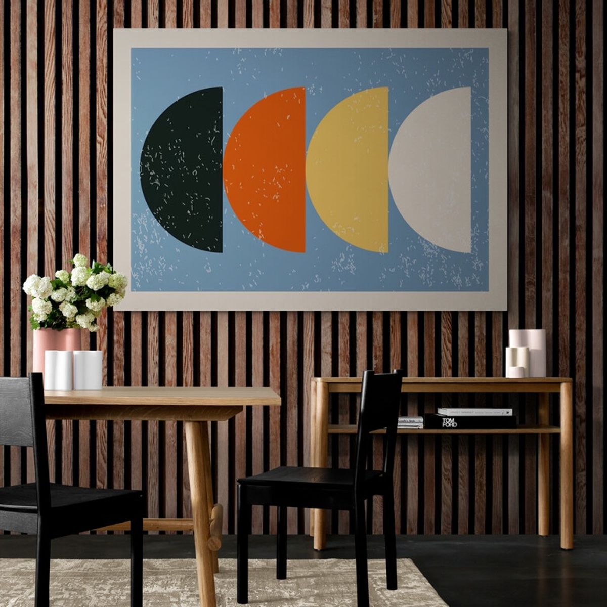 TAYRONA STORE - Cuadro En Lienzo Para Comedor Diseño Minimalista 292 120x80cm