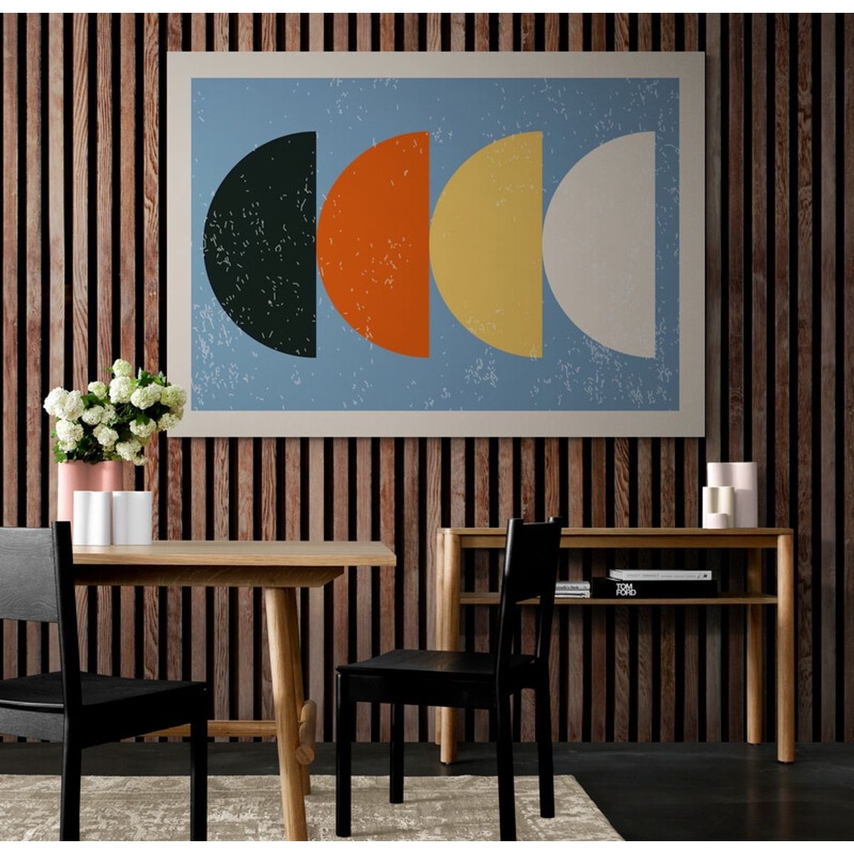 TAYRONA STORE - Cuadro En Lienzo Para Comedor Diseño Minimalista 292 120x80cm