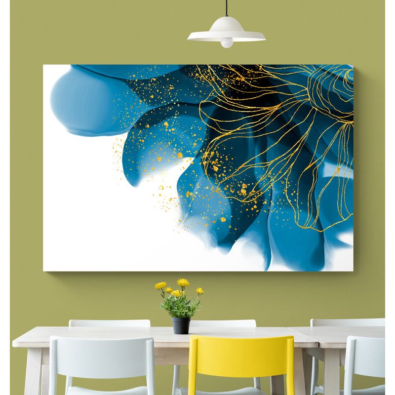 TAYRONA STORE - Cuadro En Lienzo Para Comedor Flores 381 50x35cm