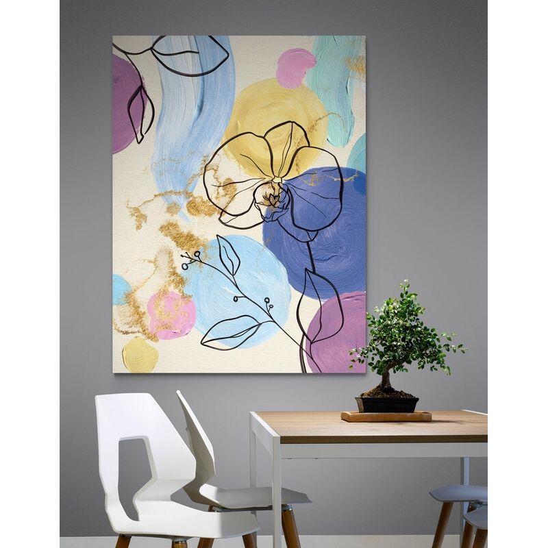 TAYRONA STORE - Cuadro En Lienzo Para Comedor Diseño Minimalista 429 30x40cm