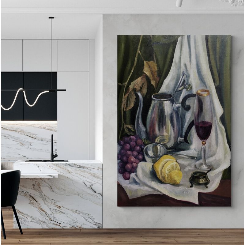 TAYRONA STORE - Cuadro En Lienzo Para Comedor Bodegon 149 80x120cm