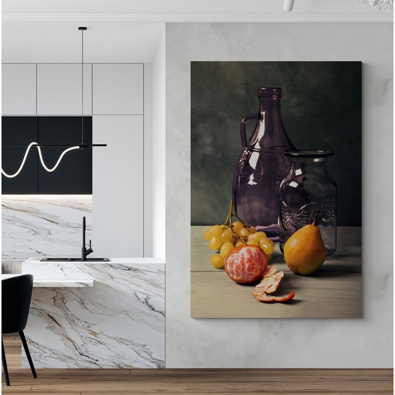 TAYRONA STORE - Cuadro En Lienzo Para Comedor Bodegon 161 50x70cm