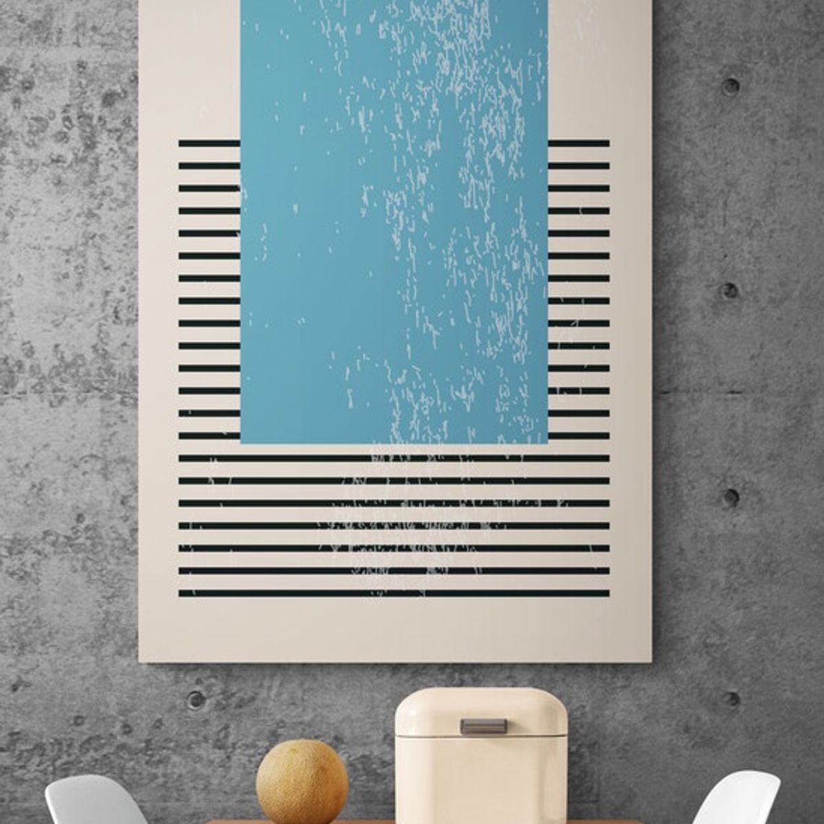TAYRONA STORE - Cuadro En Lienzo Para Comedor Diseño Minimalista 225 80x120cm