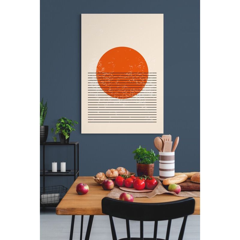 TAYRONA STORE - Cuadro En Lienzo Para Comedor Diseño Minimalista 226 70x100cm
