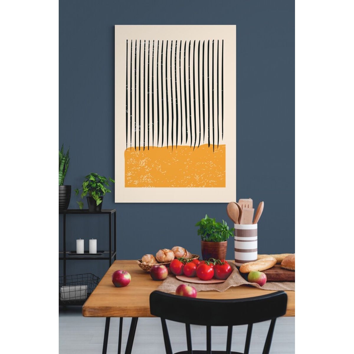 TAYRONA STORE - Cuadro En Lienzo Para Comedor Diseño Minimalista 228 35x50cm