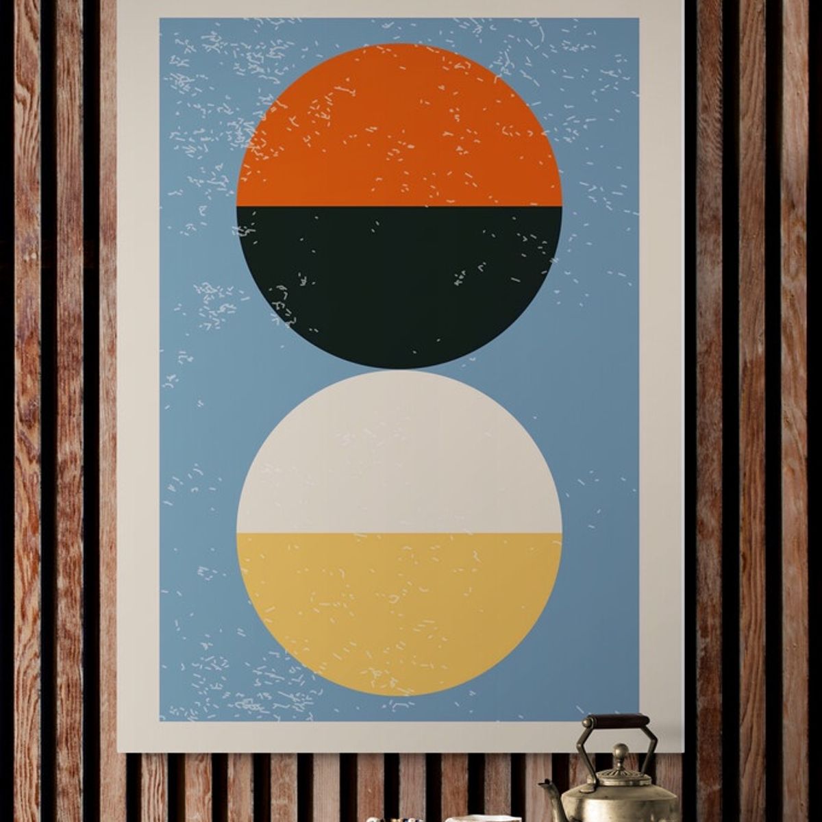 TAYRONA STORE - Cuadro En Lienzo Para Comedor Diseño Minimalista 240 80x120cm