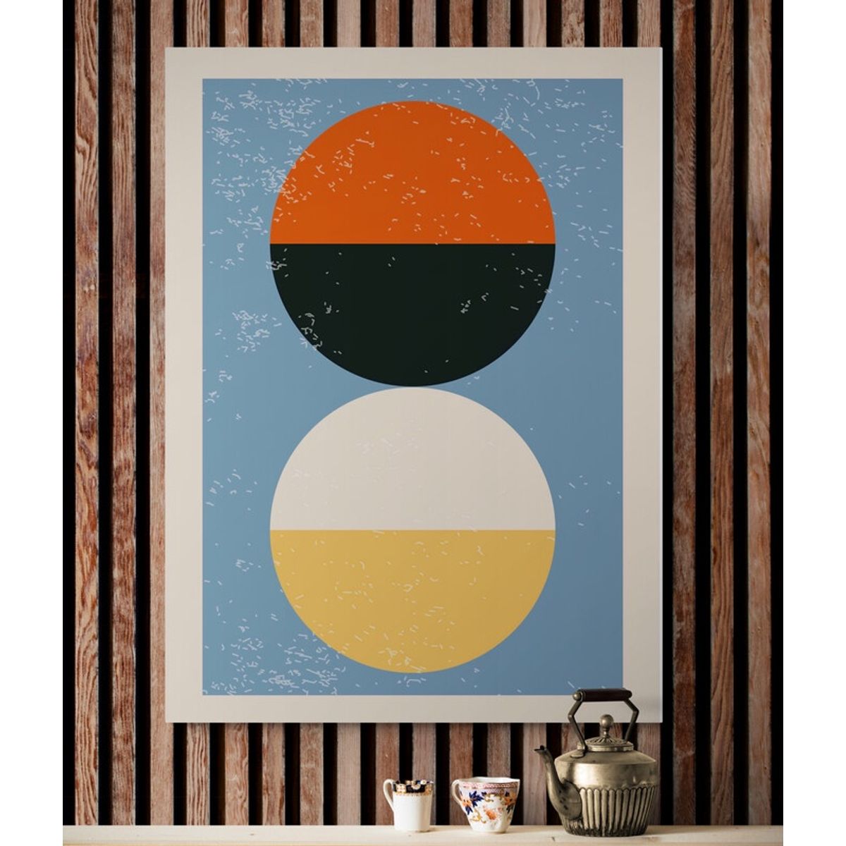 TAYRONA STORE - Cuadro En Lienzo Para Comedor Diseño Minimalista 240 80x120cm